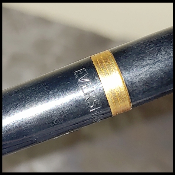 Vintage Hyde Park Desk Pen, Eversharp Monogram "P" - Picture 6 of 13